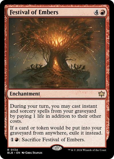 Festival of Embers (Bloomburrow) Near Mint Foil