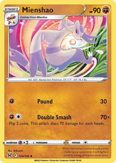 Mienshao (SWSH11: Lost Origin) Near Mint