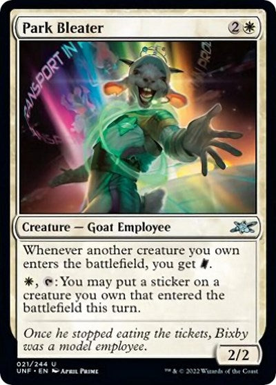 Park Bleater (Unfinity) Light Play Foil