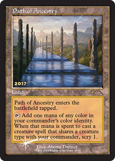 Path of Ancestry (Promos: 30th Anniversary Promos) Light Play Foil