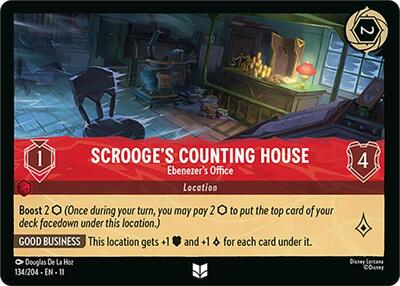 Scrooge's Counting House - Ebenezer's Office (Winterspell) Near Mint