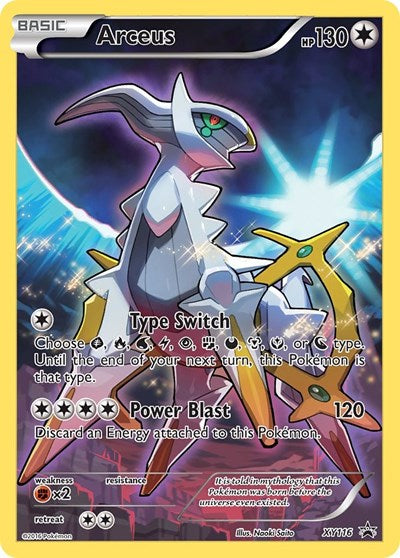Arceus - XY116 (XY Promos) Near Mint Holofoil