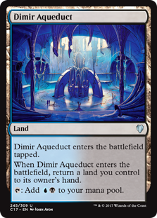Dimir Aqueduct (Commander 2017) Light Play