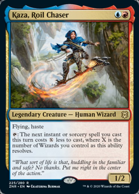 Kaza, Roil Chaser (Zendikar Rising) Light Play