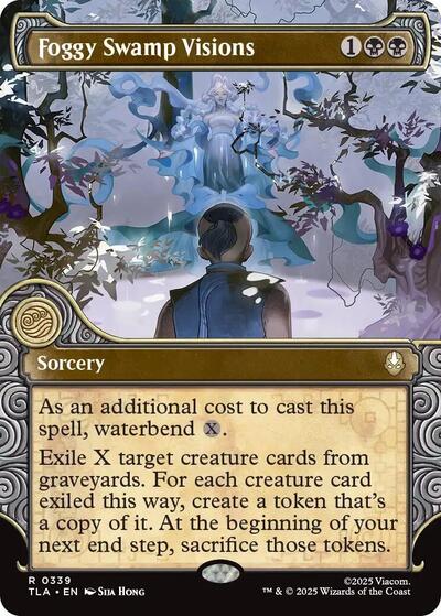 Foggy Swamp Visions (Showcase) (Avatar: The Last Airbender) Near Mint