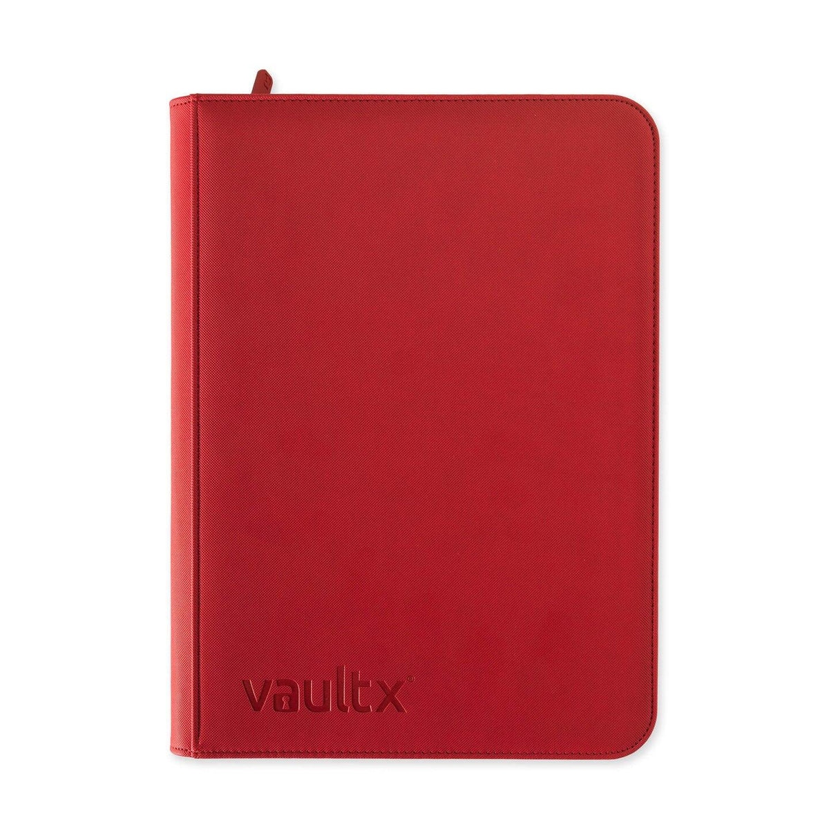 Vault X Zip Binder Exo-Tec - Red 9 Pocket
