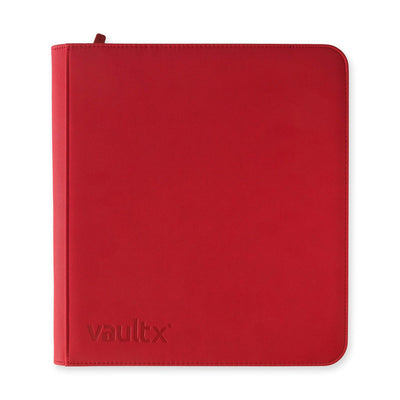 Vault X Zip Binder XL Exo-Tec - Red 12 Pocket