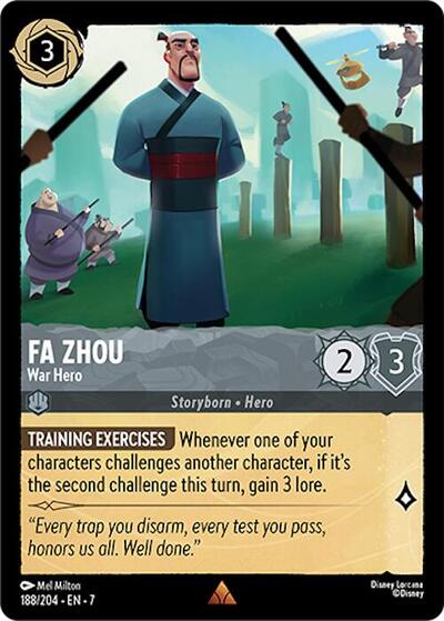 Fa Zhou - War Hero (Archazia's Island) Near Mint