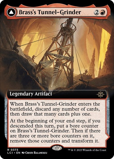 Brass's Tunnel-Grinder (Extended Art) (The Lost Caverns of Ixalan) Near Mint Foil