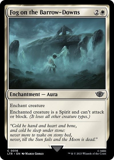 Fog on the Barrow-Downs (Universes Beyond: The Lord of the Rings: Tales of Middle-earth) Near Mint Foil