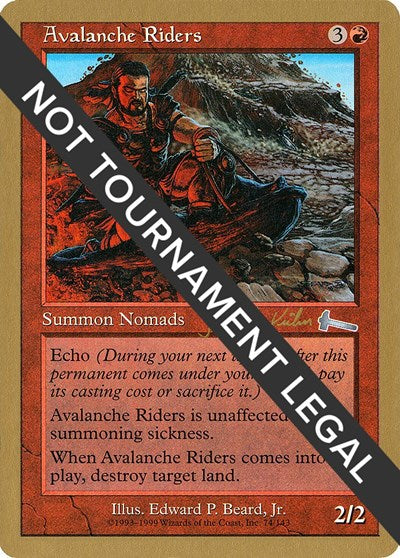Avalanche Riders - 2000 Janosch Kuhn (ULG) (World Championship Decks) Light Play