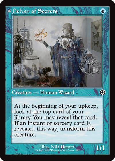 Delver of Secrets (Retro Frame) (Innistrad Remastered) Light Play