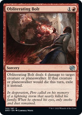 Obliterating Bolt (The Brothers' War) Light Play