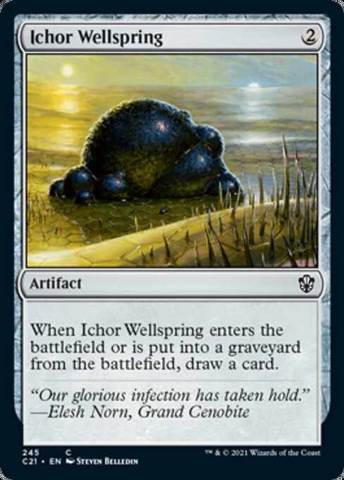 Ichor Wellspring (Commander 2021 Strixhaven) Light Play