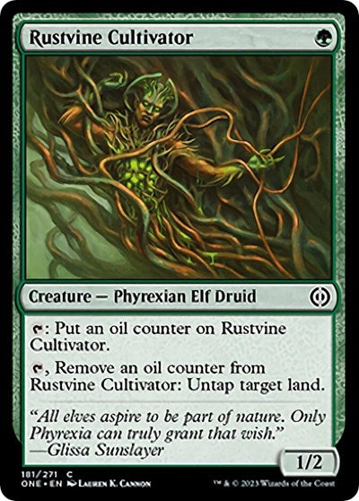 Rustvine Cultivator (Phyrexia: All Will Be One) Near Mint Foil