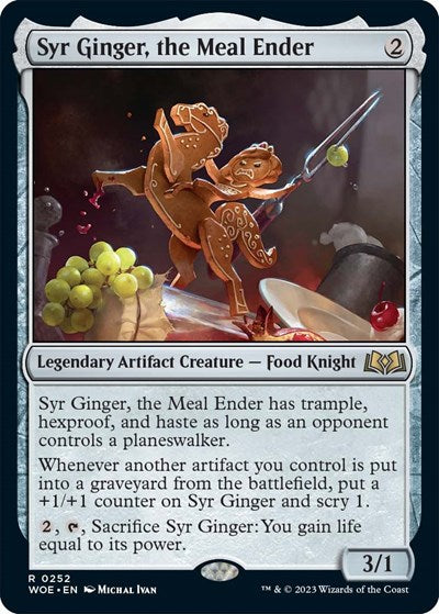 Syr Ginger, the Meal Ender (Wilds of Eldraine) Near Mint Foil