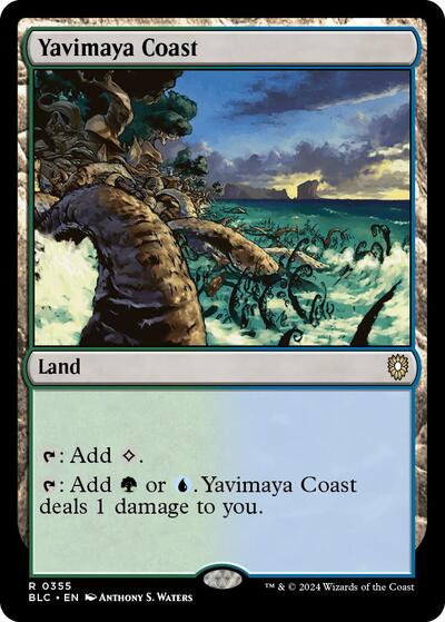 Yavimaya Coast (Commander: Bloomburrow) Light Play