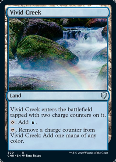 Vivid Creek (Commander 2020 Commander Legends) Light Play