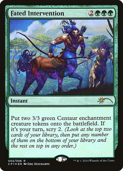 Fated Intervention (Promos: Unique and Miscellaneous) Light Play Foil