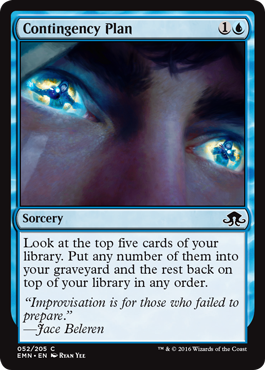 Contingency Plan (Eldritch Moon) Light Play Foil