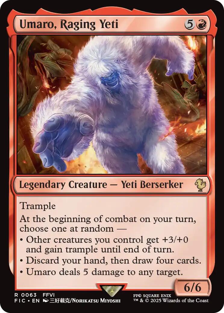 Umaro, Raging Yeti