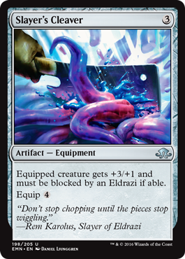 Slayer's Cleaver (Eldritch Moon) Light Play Foil