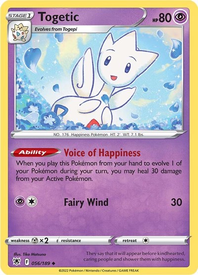 Togetic (SWSH10: Astral Radiance) Near Mint