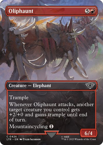 Oliphaunt (Borderless) (Universes Beyond: The Lord of the Rings: Tales of Middle-earth) Light Play