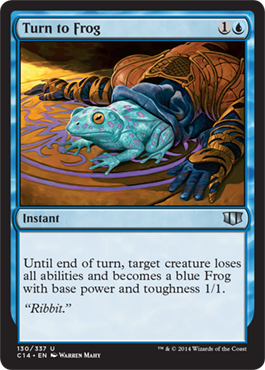 Turn to Frog (Commander 2014 Edition) Light Play