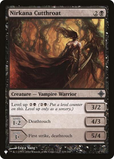 Nirkana Cutthroat (The List) Near Mint
