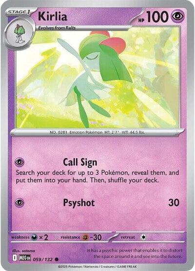 Kirlia (ME01: Mega Evolution) Near Mint