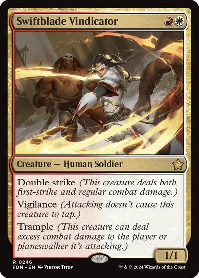 Swiftblade Vindicator (Foundations) Near Mint