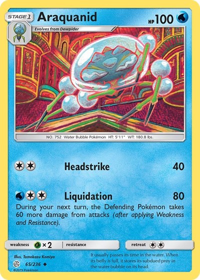 Araquanid (SM - Cosmic Eclipse) Near Mint Reverse Holofoil