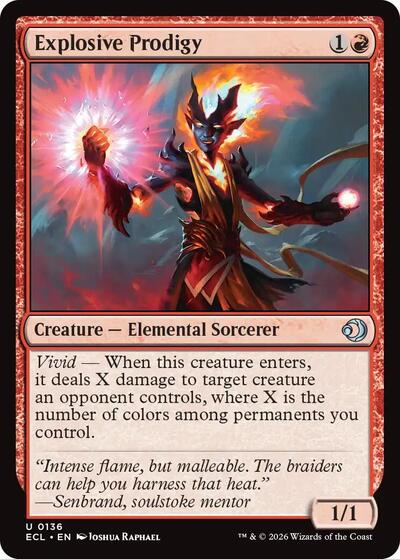 Explosive Prodigy (Lorwyn Eclipsed) Near Mint