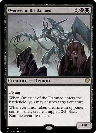 Overseer of the Damned (Commander 2022 Starter Decks) Light Play