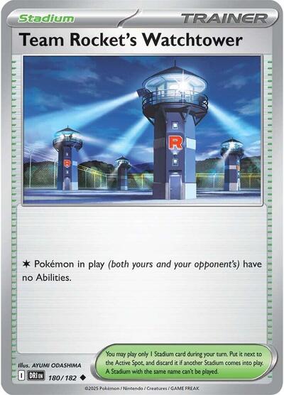 Team Rocket's Watchtower (SV10: Destined Rivals) Near Mint