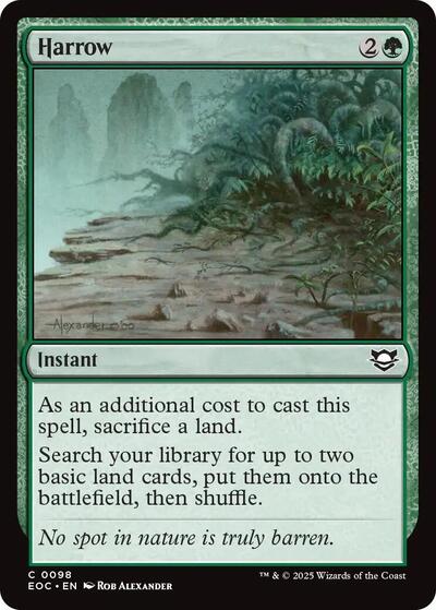 Harrow (Commander: Edge of Eternities) Light Play