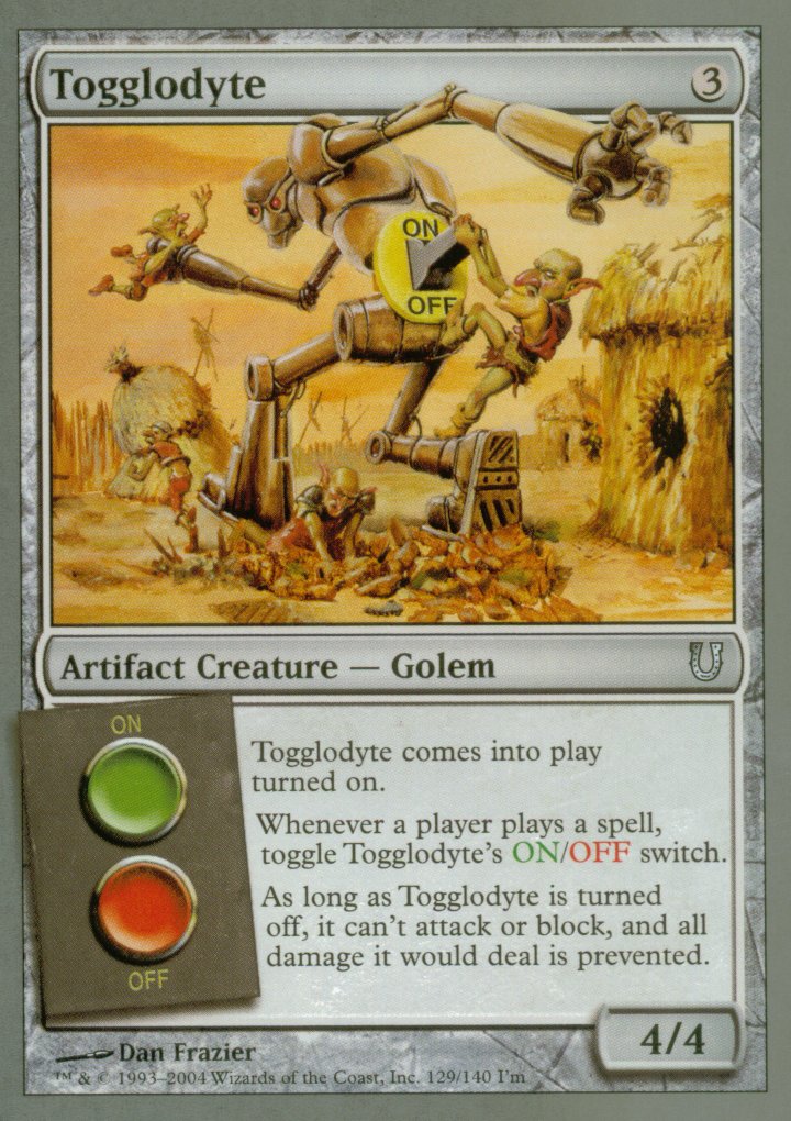 Togglodyte (Unhinged) Light Play