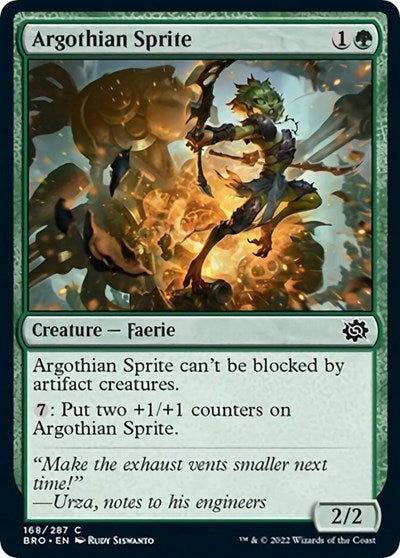 Argothian Sprite (The Brothers' War) Light Play Foil