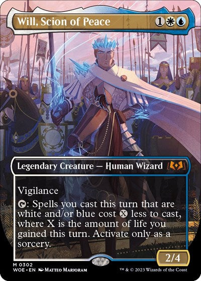 Will, Scion of Peace (Borderless) (Wilds of Eldraine) Near Mint Foil