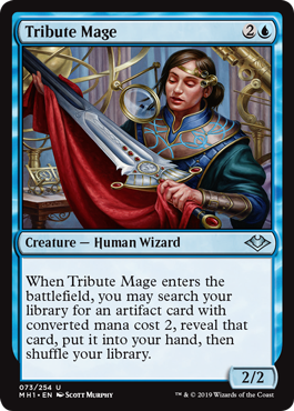 Tribute Mage (Modern Horizons) Light Play