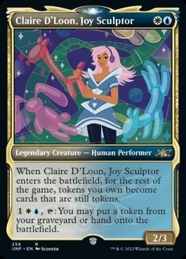 Claire D'Loon, Joy Sculptor (Showcase) (Unfinity) Light Play
