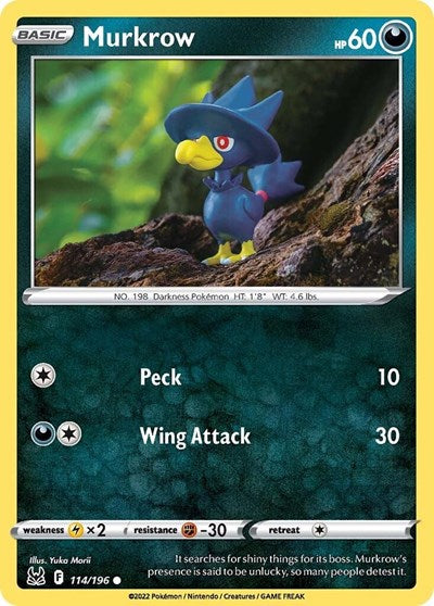 Murkrow (SWSH11: Lost Origin) Near Mint
