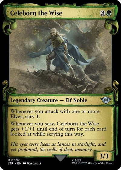 Celeborn the Wise (Showcase Scrolls) (Universes Beyond: The Lord of the Rings: Tales of Middle-earth) Light Play
