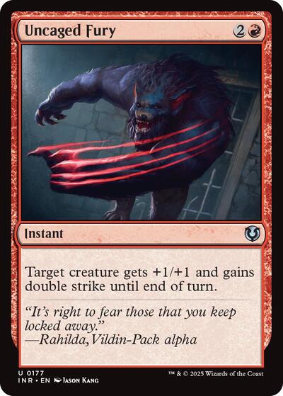 Uncaged Fury (Innistrad Remastered) Light Play Foil