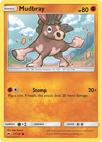 Mudbray (SM - Burning Shadows) Near Mint