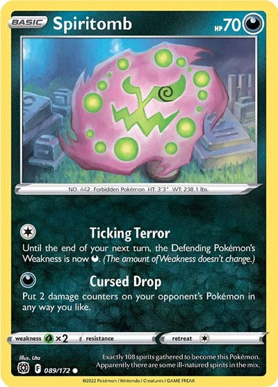 Spiritomb (SWSH09: Brilliant Stars) Near Mint Reverse Holofoil