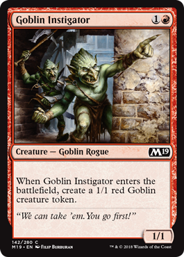 Goblin Instigator (Magic 2019 Core Set) Near Mint