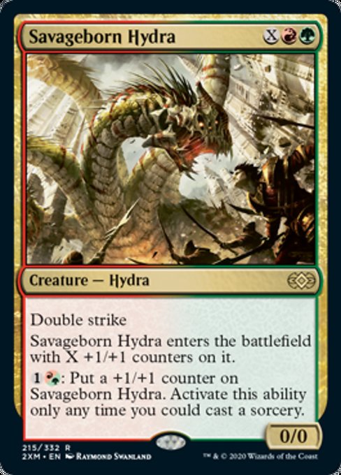 Savageborn Hydra (Double Masters) Light Play