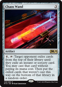 Chaos Wand (Magic 2019 Core Set) Near Mint